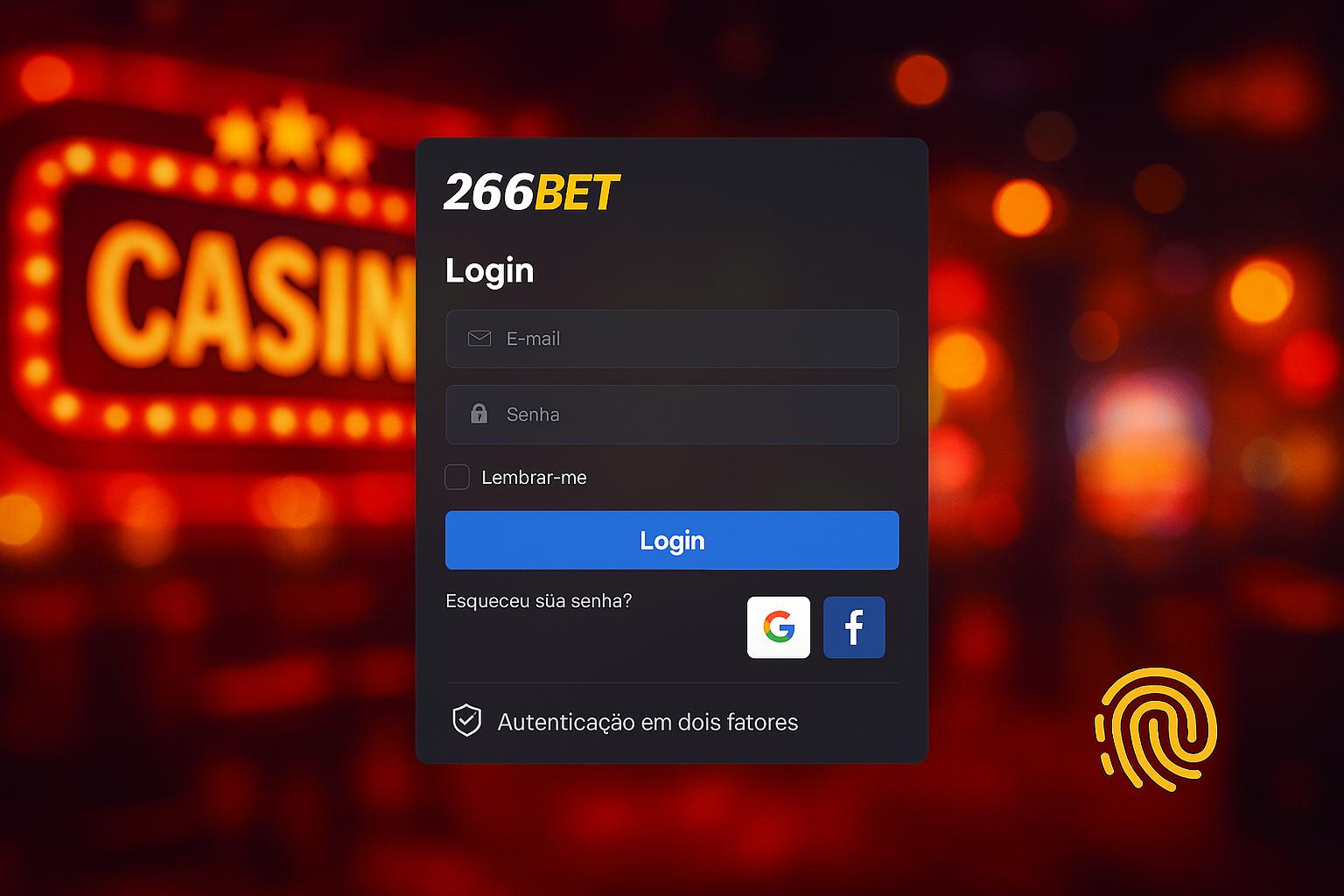 Registro na 266BET Garante Acesso a uma Vasta Seleção de jogo